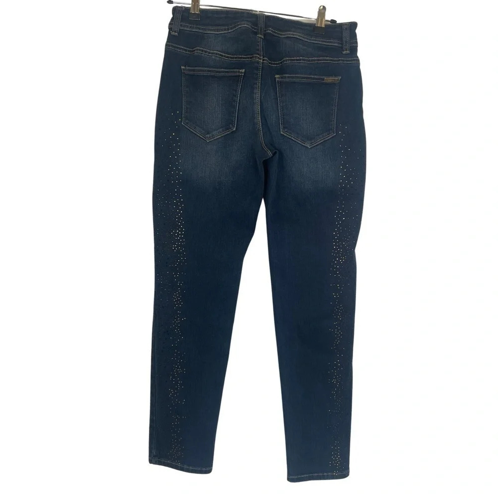 CHICO’S So Slimming Rhinestone Jeans • Size 00 Ankle